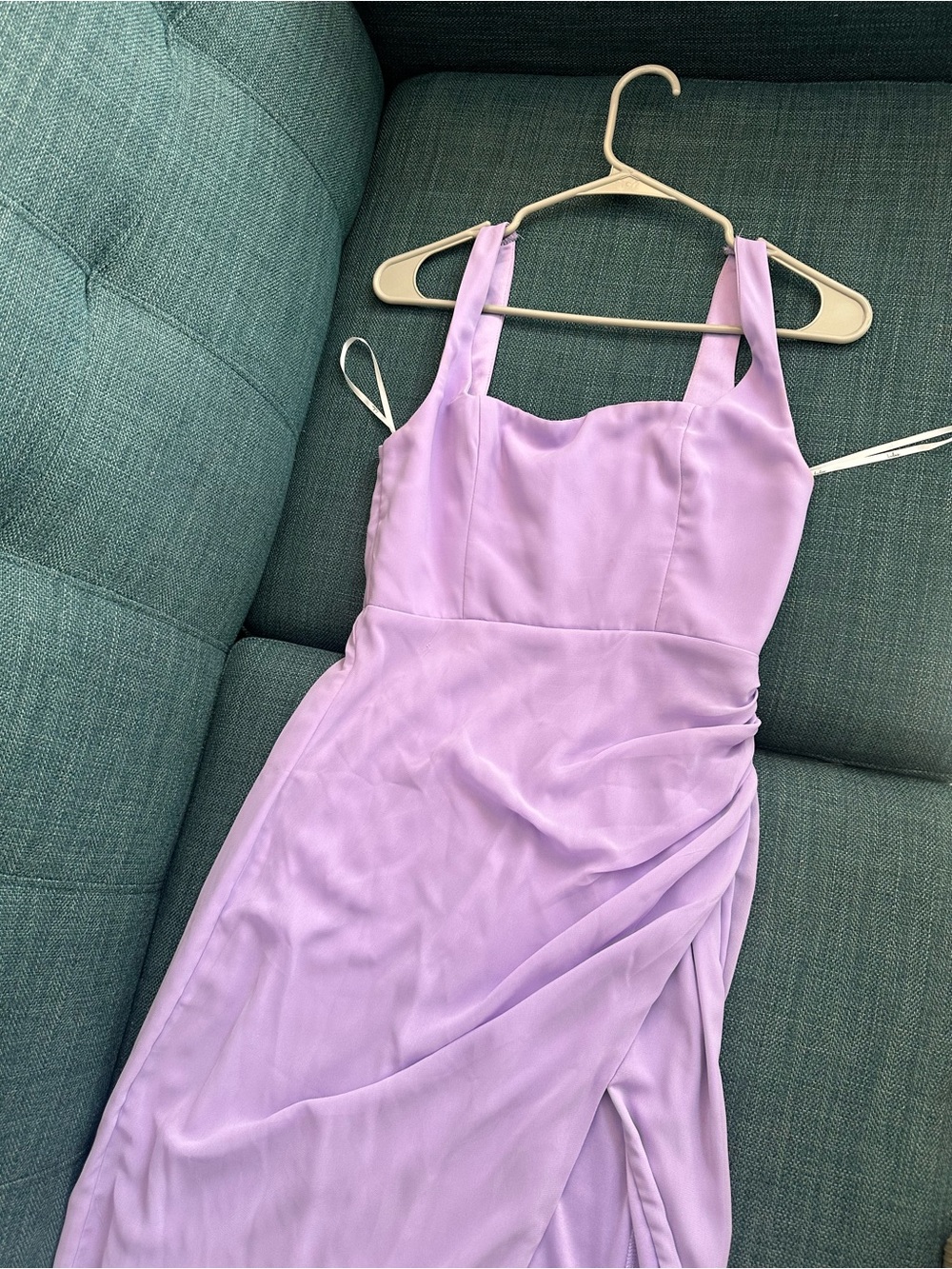Lulus Purple Slit Dress